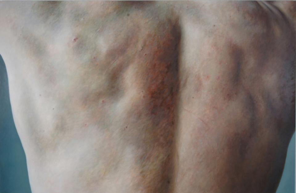 06 // Unter der Oberfläche # 01 // Ohne Titel (R III), 2004,oil on canvas,170 x 260 cm