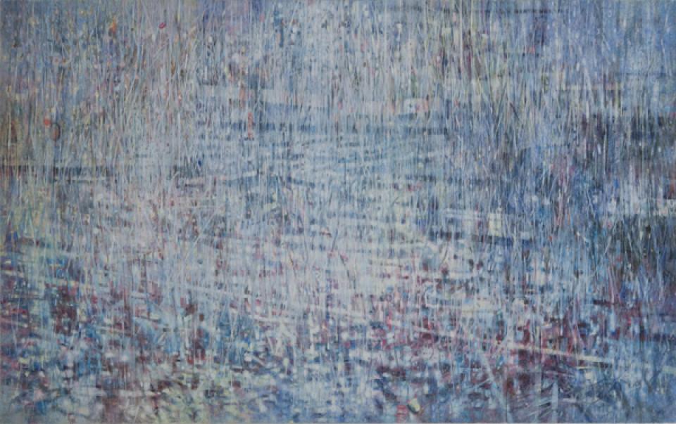 Rain # 04 // 19th Street (Rain I), 2009,Acryl auf Leinwand,160 x 240 cm