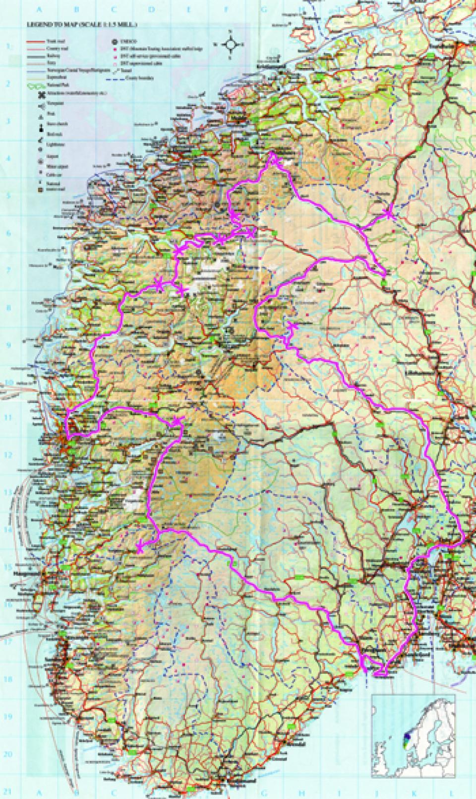 Stationen # 02, 2007,concept work / Norway,travel route