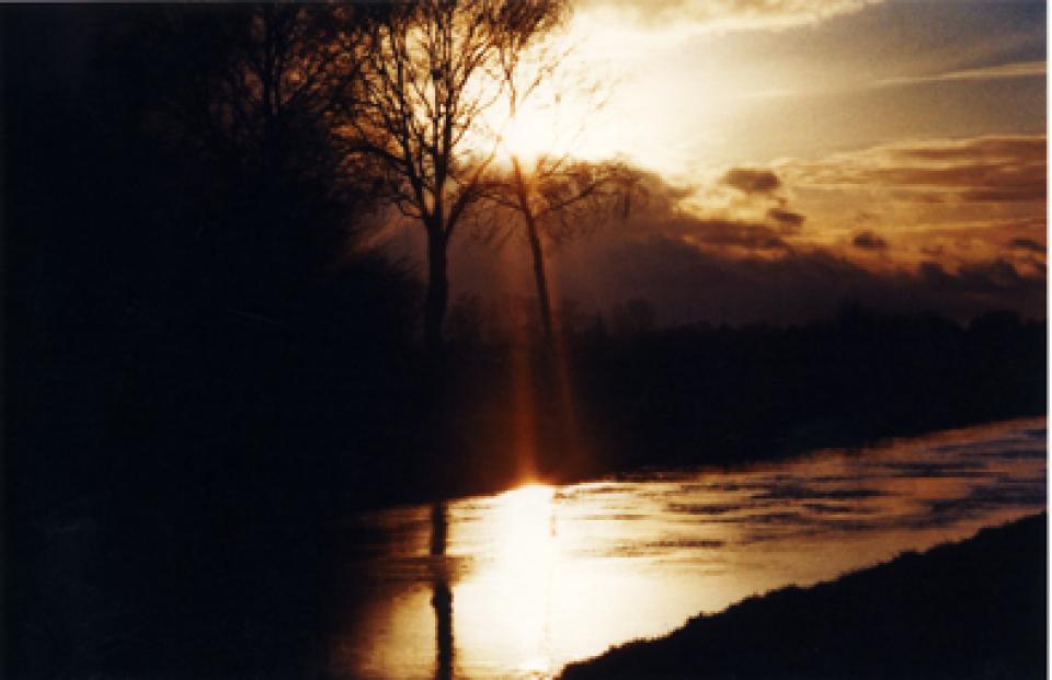  Landschaft/Fotografie Abendstimmung an der Wümme, 2008,20 x 30 cm