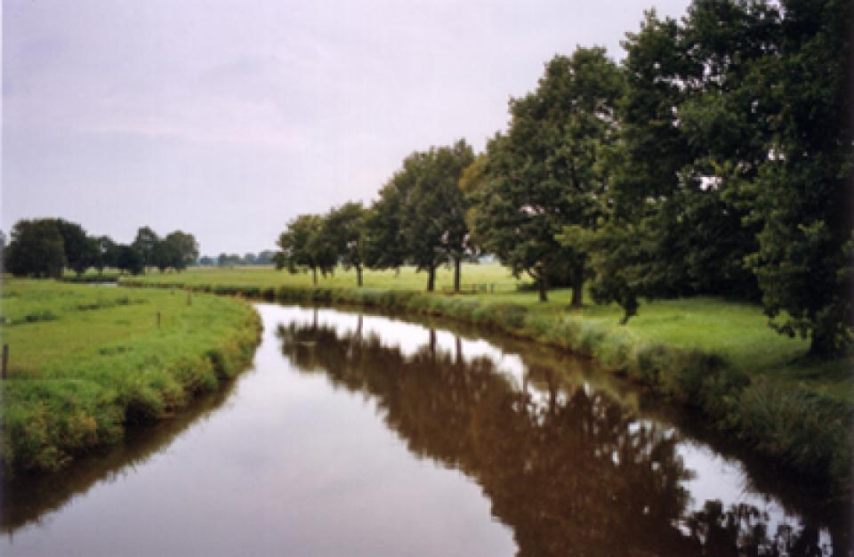  Landschaft/Fotografie  Blick auf die Wümme in Oberneuland, 2008,20 x 30 cm 