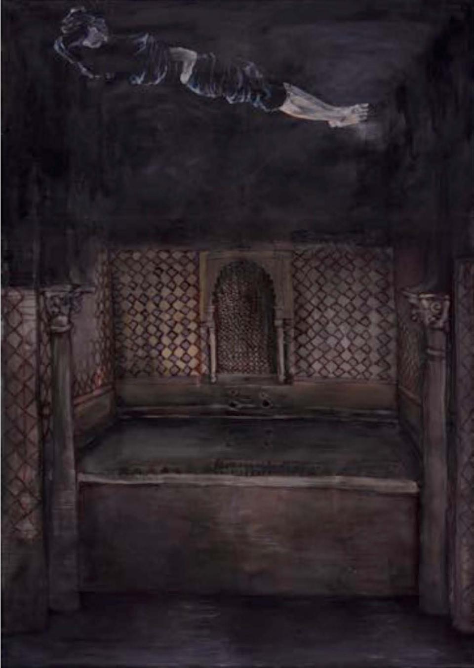 Hora Marcada, 2013,oil on canvas,200 x 160 cm