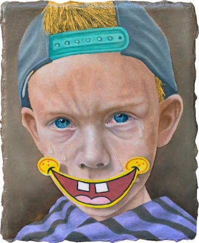 Lache wenn es nicht zum Weinen reicht VERKLEINERT+ UMRAHMUNG